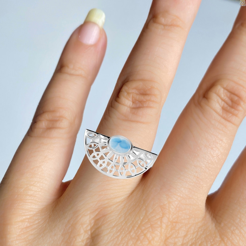 Larimar Ring LAR-RDR-1034.
