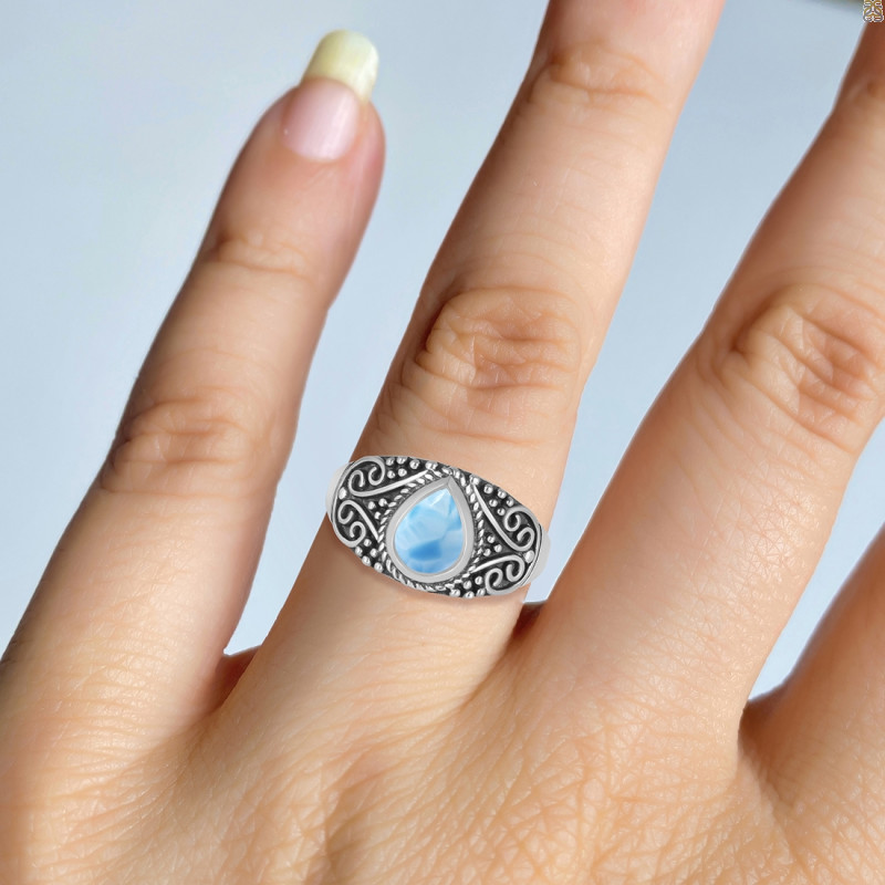 Larimar Ring LAR-RDR-1107.