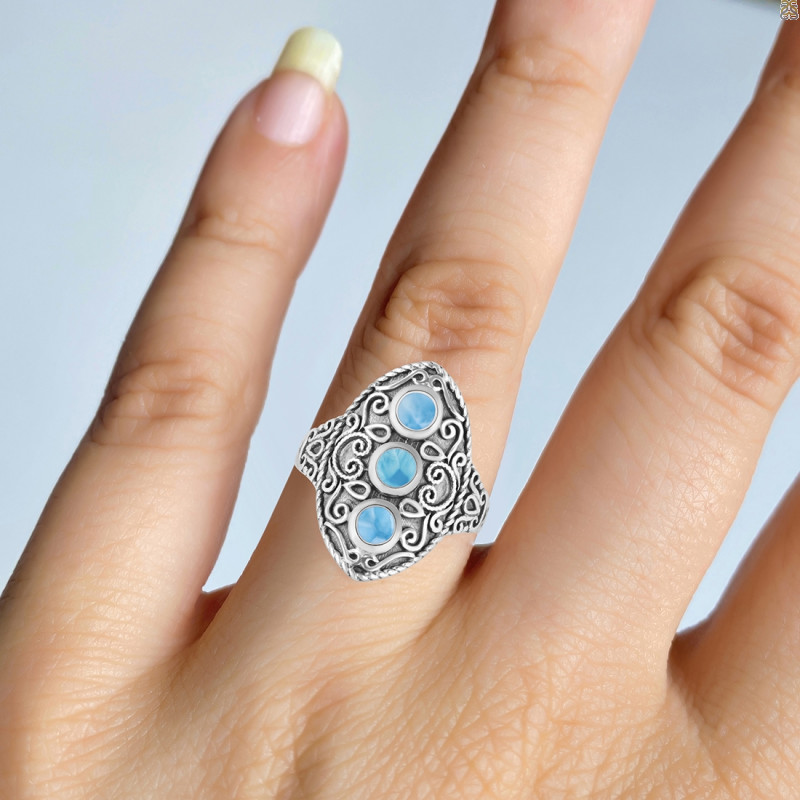 Larimar Ring LAR-RDR-1191.