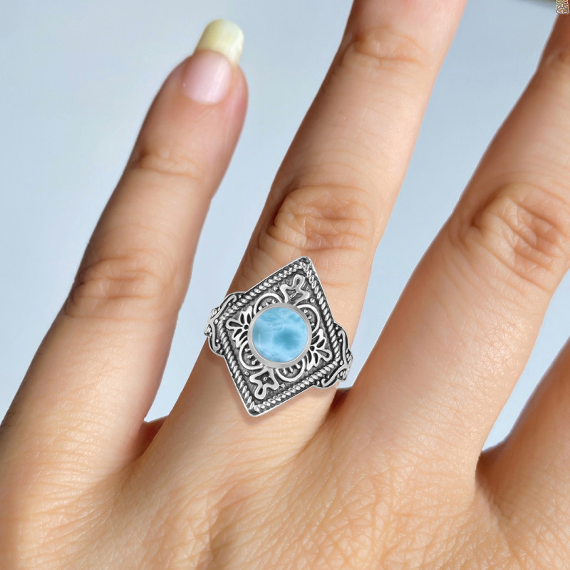 Larimar Ring LAR-RDR-1267.