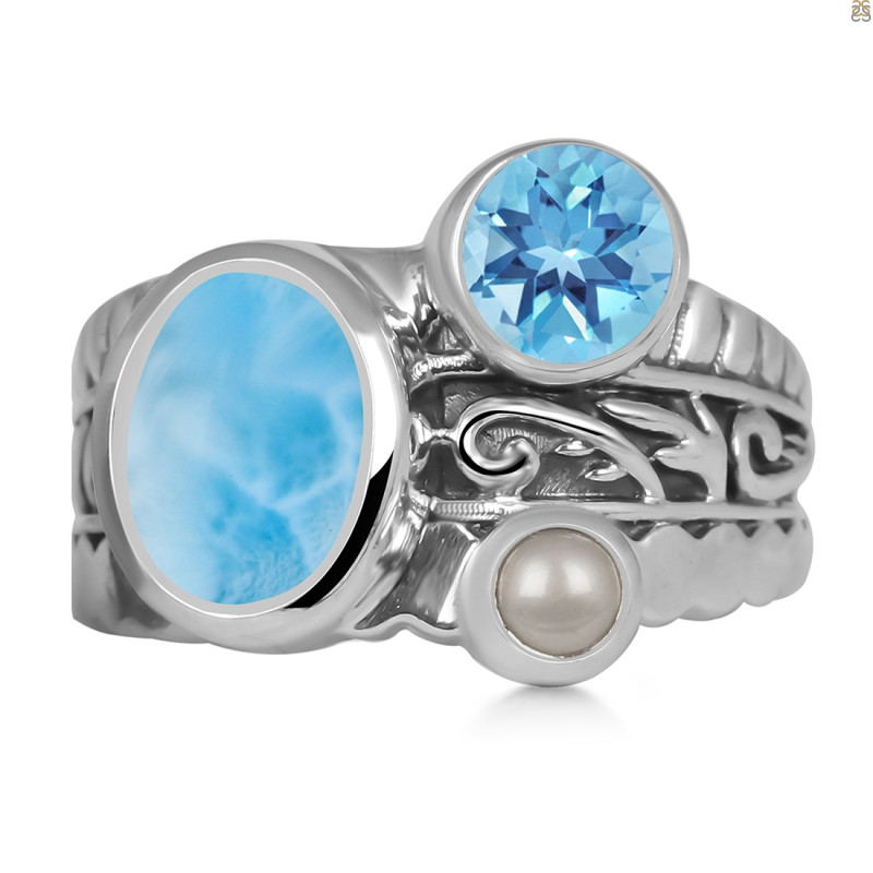 Larimar Ring