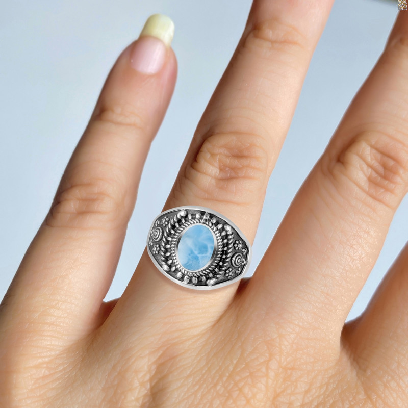Larimar Ring LAR-RDR-779.