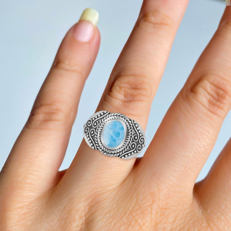 Larimar Ring LAR-RDR-859.