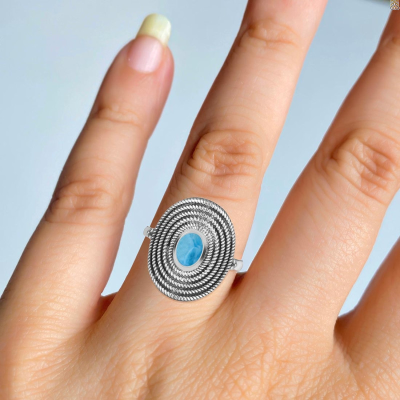 Larimar Ring LAR-RDR-922.