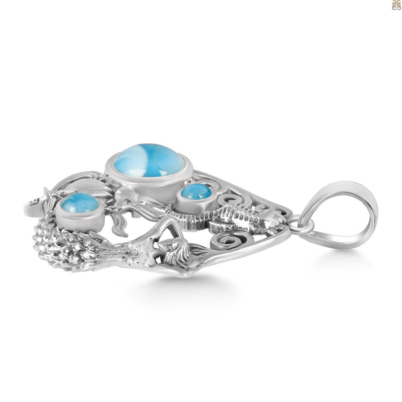 Larimar Sea Life Pendant