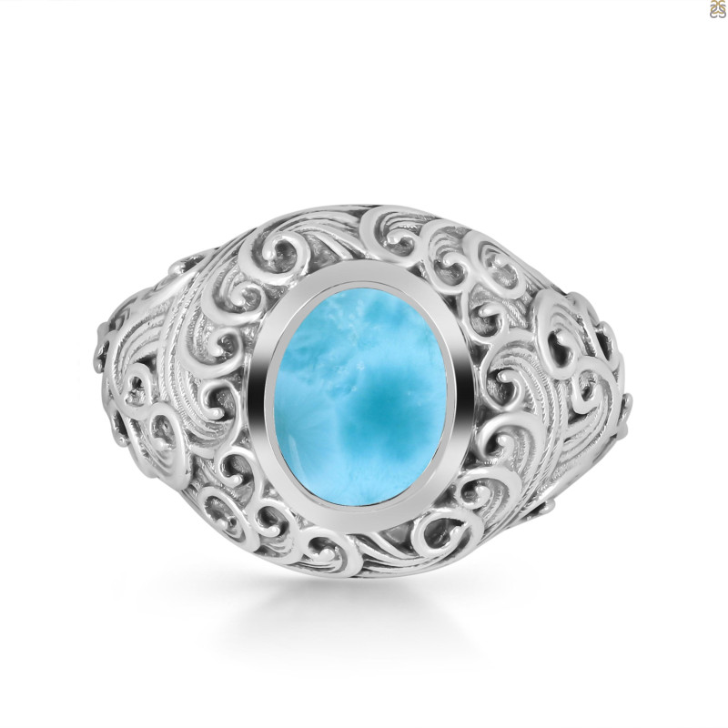Larimar Waves Ring LAR-RUR-1.