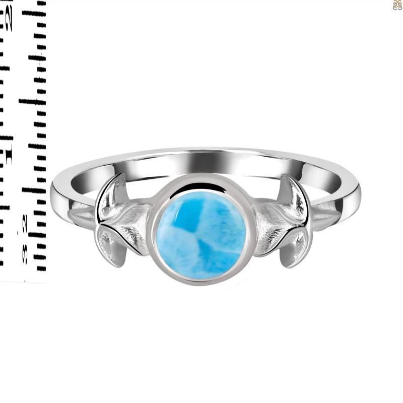 Larimar Star Fish Ring LAR-RUR-32.