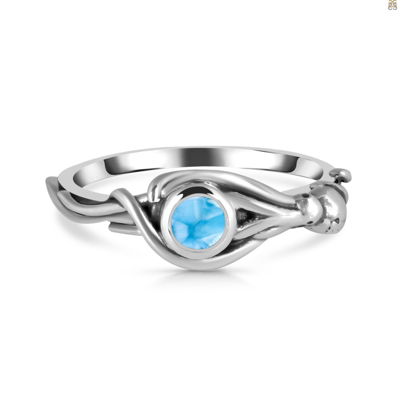 Larimar Octopus Ring LAR-RUR-33.