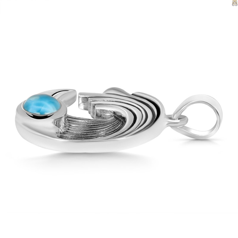 Larimar Waves Pendant