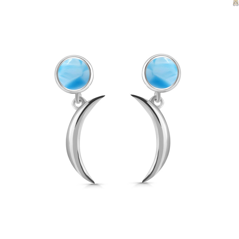 Larimar Stud Earring LAR-RE-3.