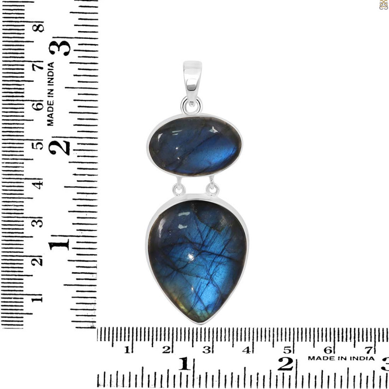 Labradorite Pendant-2SP LBD-1-203