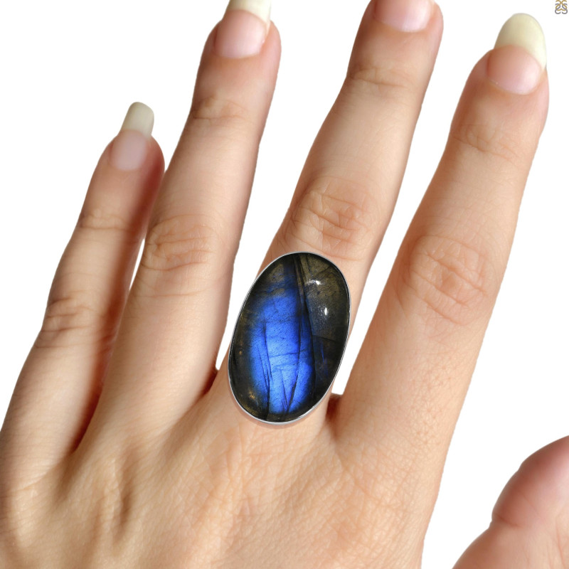 Labradorite Adjustable Ring-ADJ-R LBD-2-637