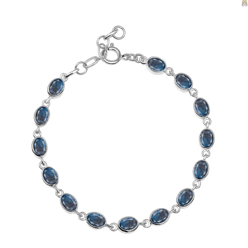 Labradorite Bracelet LBD-RDB-113-CUT.