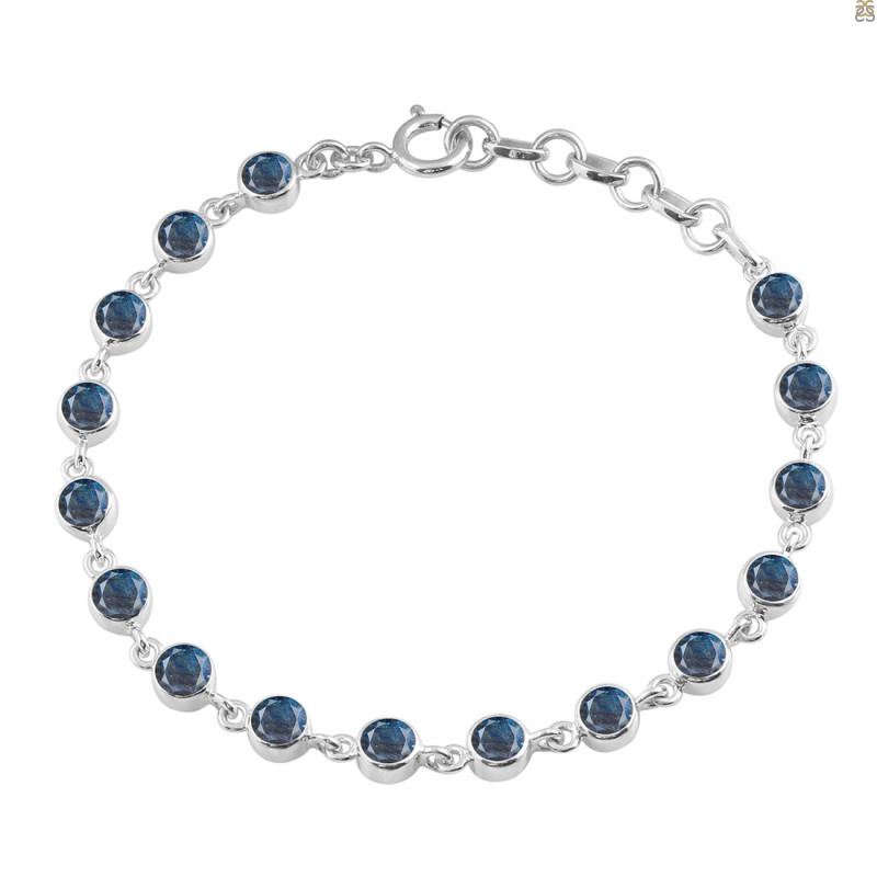 Labradorite Bracelet LBD-RDB-118-CUT.