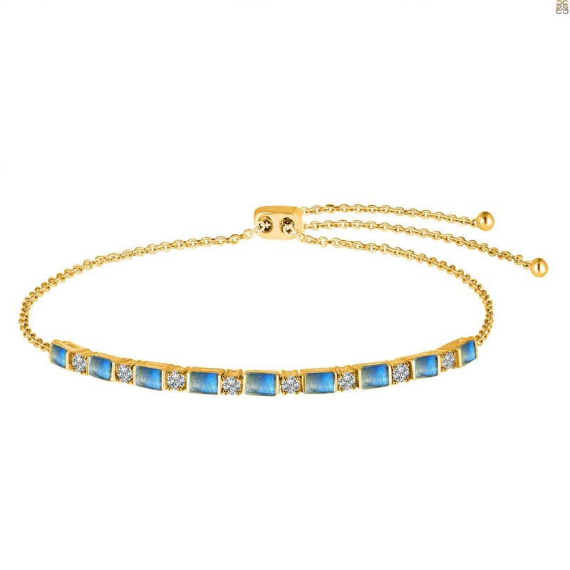 Labradorite Bracelet LBD-RDB-129.