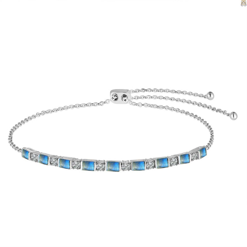 Labradorite Bracelet LBD-RDB-129.