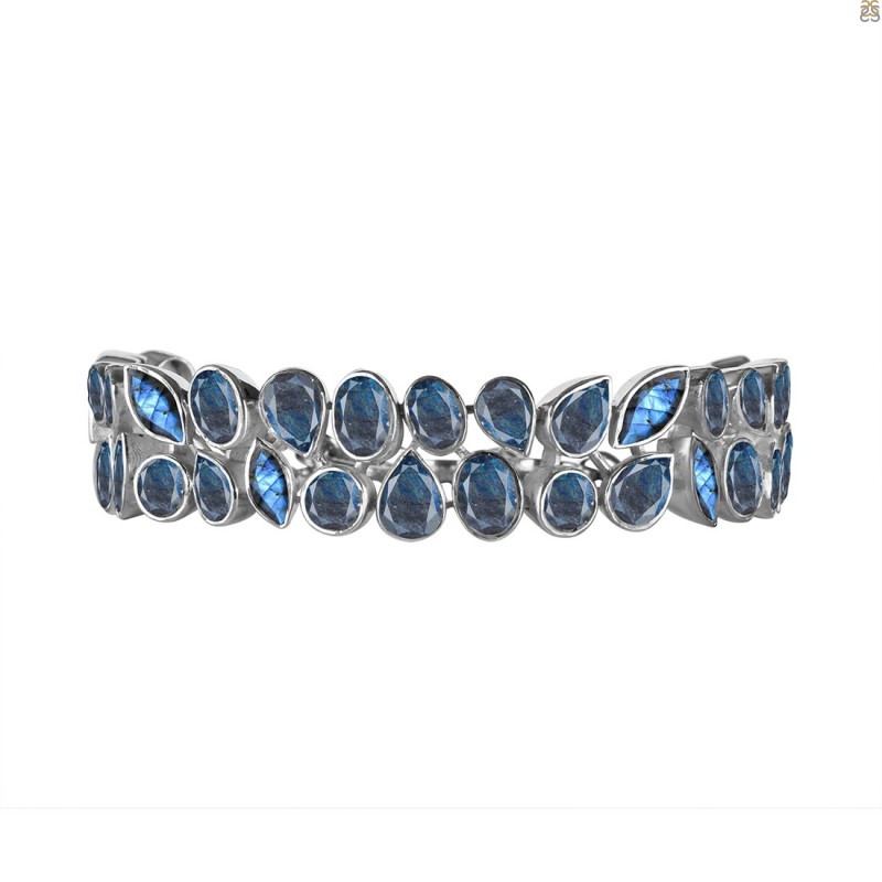 Labradorite Bracelet LBD-RDB-91-CUT.