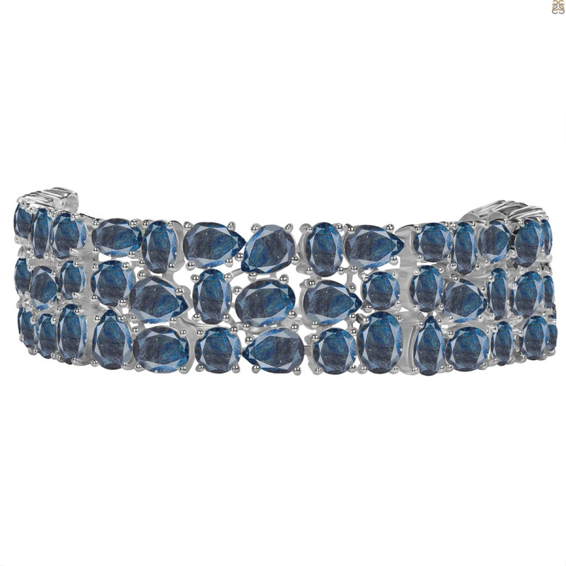 Labradorite Bracelet LBD-RDB-92-CUT.