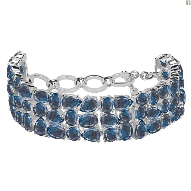 Labradorite Bracelet LBD-RDB-92-CUT.