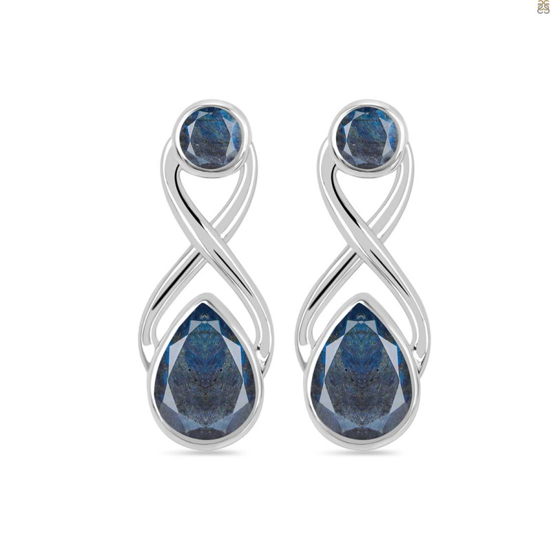 Labradorite Stud Earring LBD-RDE-10.