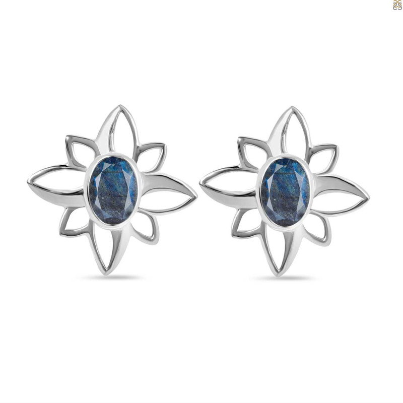 Labradorite Stud Earring LBD-RDE-11.