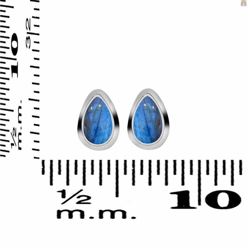 Labradorite Stud Earring LBD-RDE-1106.