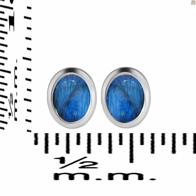 Labradorite Stud Earring LBD-RDE-1107.