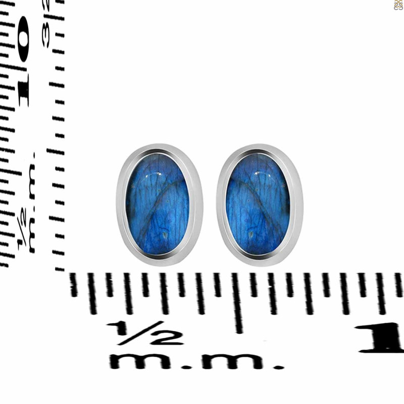 Labradorite Stud Earring LBD-RDE-1108.
