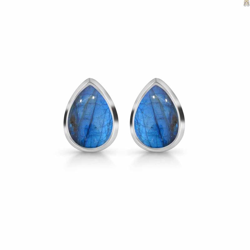 Labradorite Stud Earring LBD-RDE-1110.