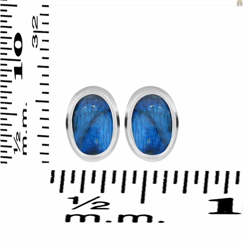 Labradorite Stud Earring LBD-RDE-1112.