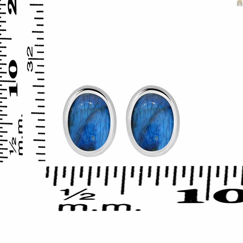 Labradorite Stud Earring LBD-RDE-1113.