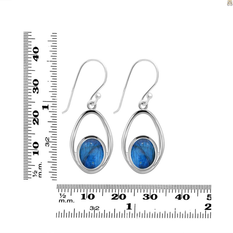 Labradorite Earring LBD-RDE-116.