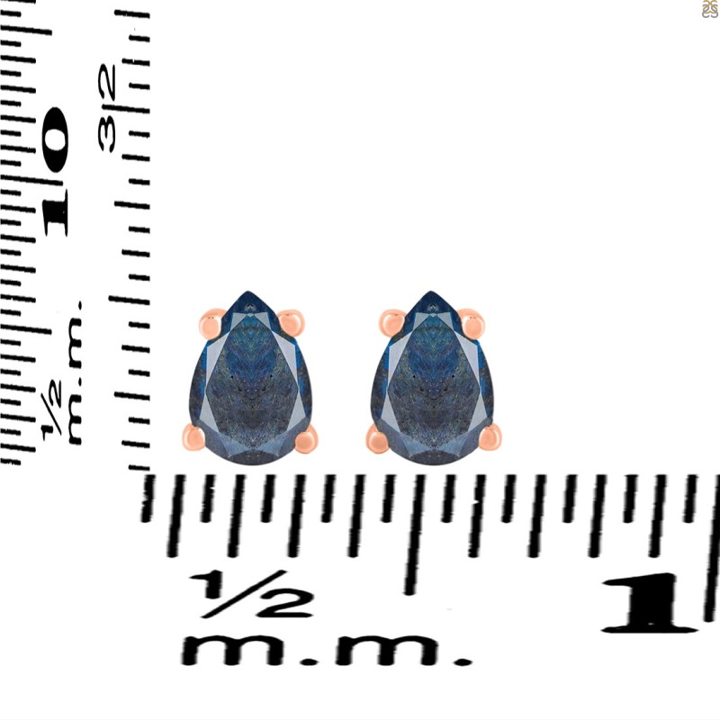 Labradorite Stud Earring LBD-RDE-1174.