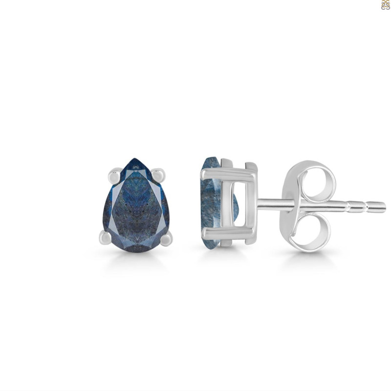 Labradorite Stud Earring