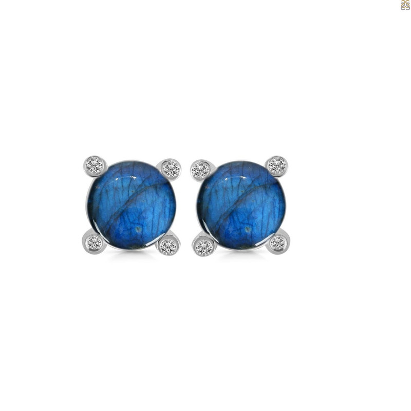 Labradorite Stud Earring LBD-RDE-1258.