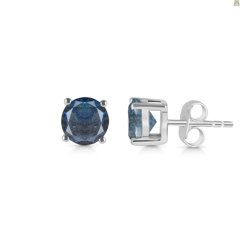 Labradorite Stud Earring