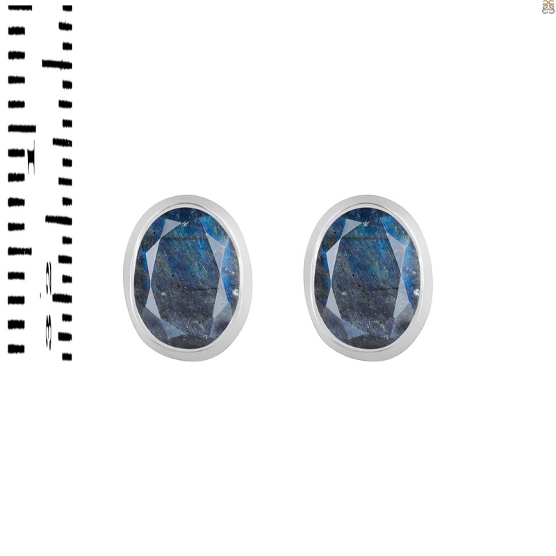 Labradorite Stud Earring LBD-RDE-1374.