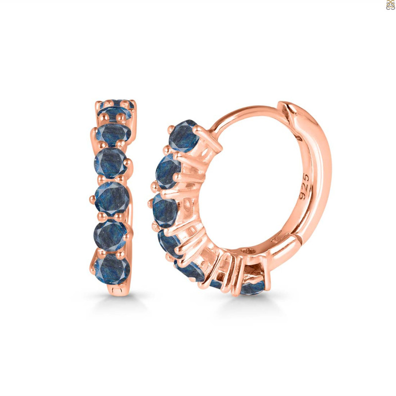 Labradorite Hoop Hoop Earring LBD-RDE-1473.