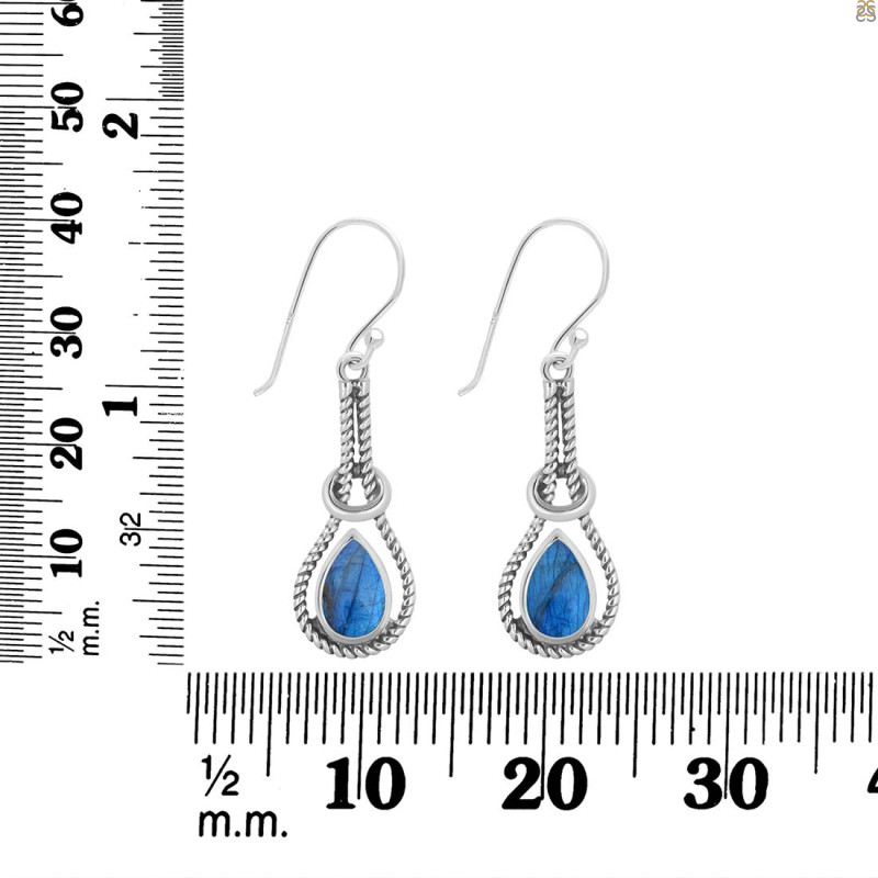 Labradorite Earring LBD-RDE-197.
