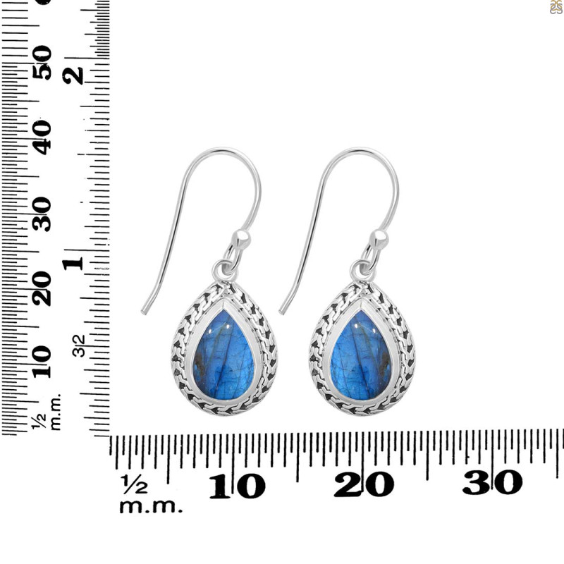 Labradorite Earring LBD-RDE-227.