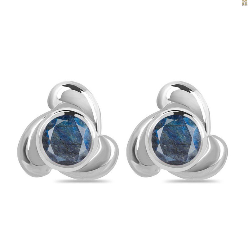 Labradorite Stud Earring LBD-RDE-3.