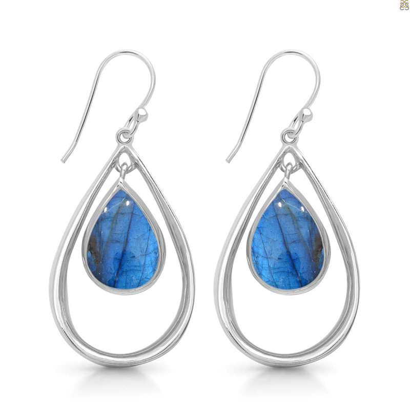 Labradorite Earring