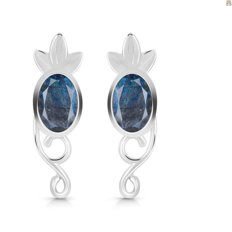 Labradorite Stud Earring LBD-RDE-4.
