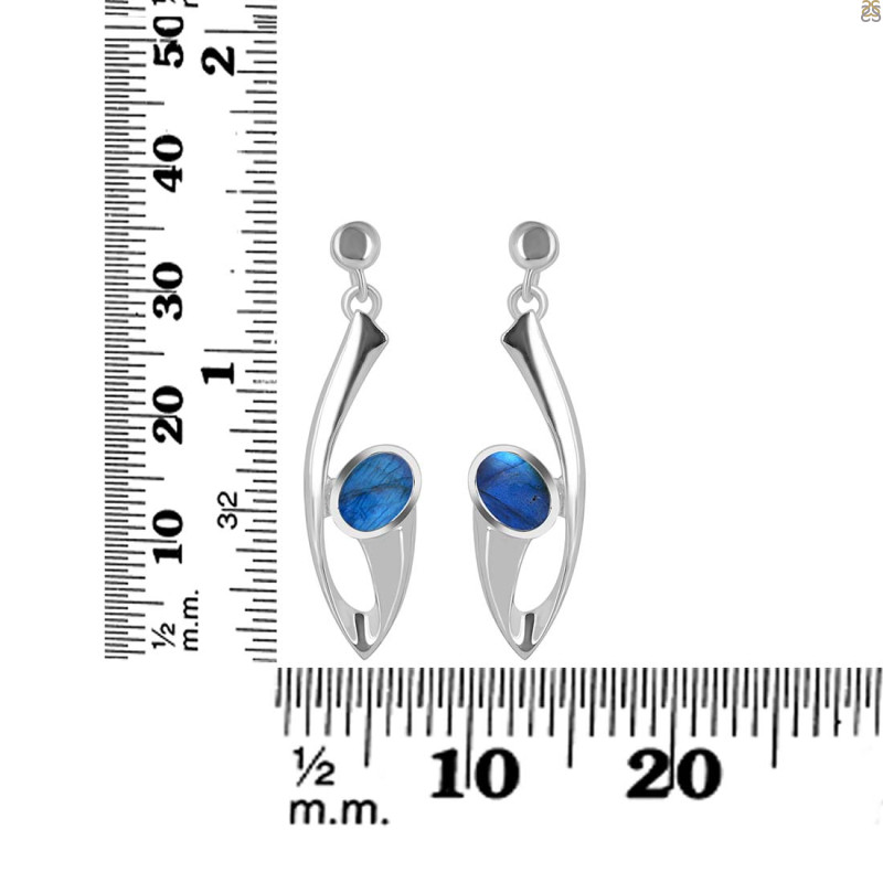 Labradorite Earring LBD-RDE-445.