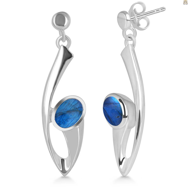Labradorite Earring