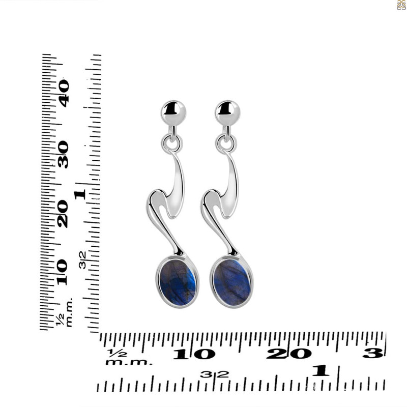 Labradorite Earring LBD-RDE-446.