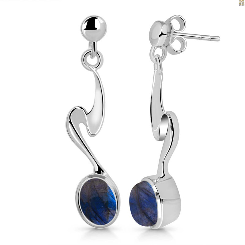 Labradorite Earring
