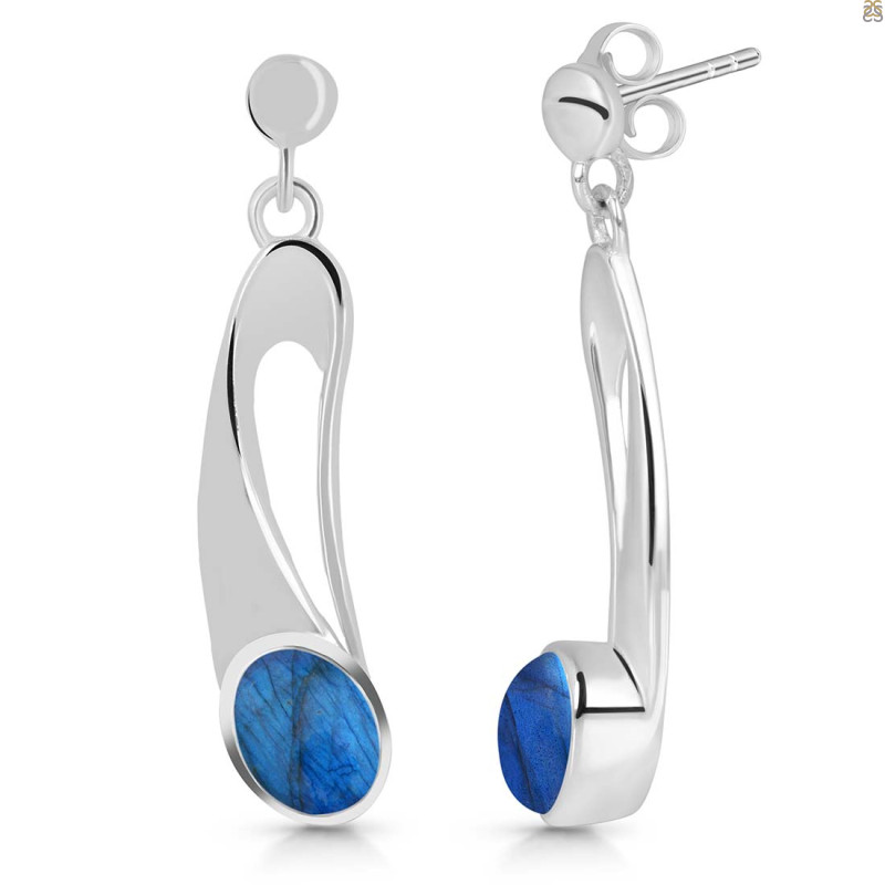 Labradorite Earring