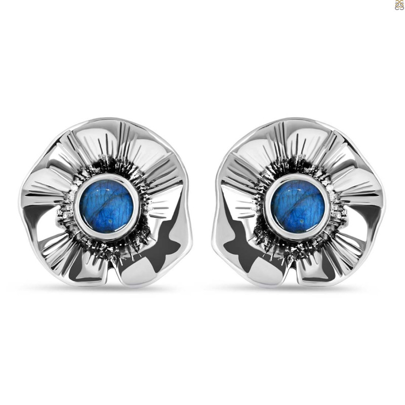 Labradorite Stud Earring LBD-RDE-472.