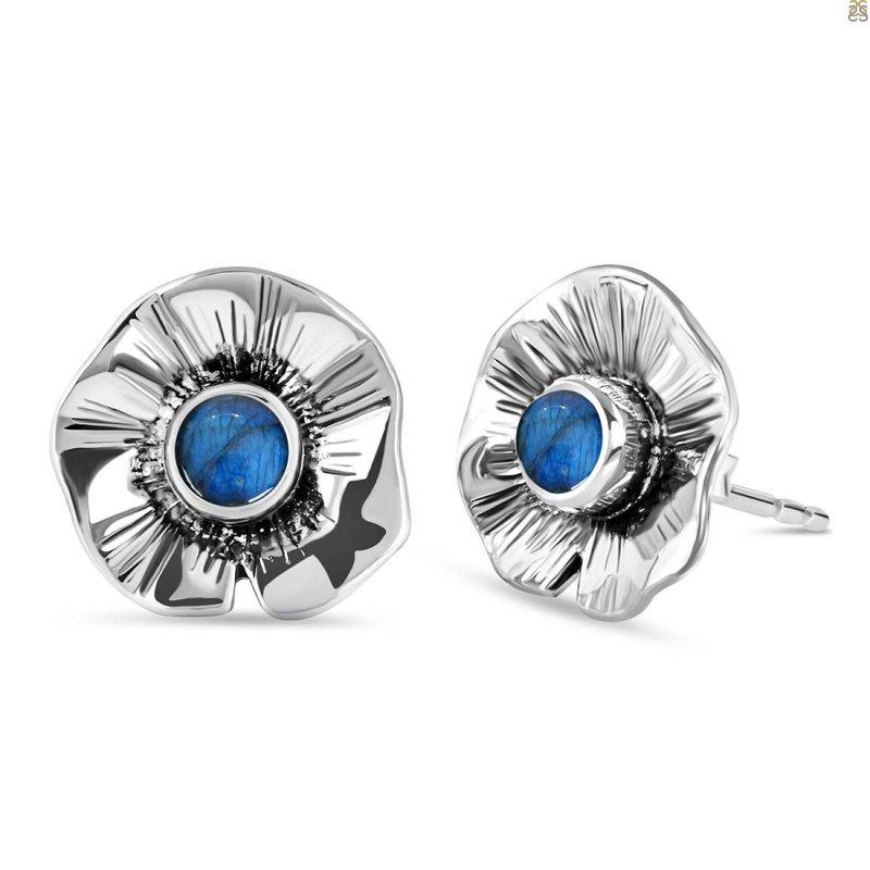 Labradorite Stud Earring LBD-RDE-472.